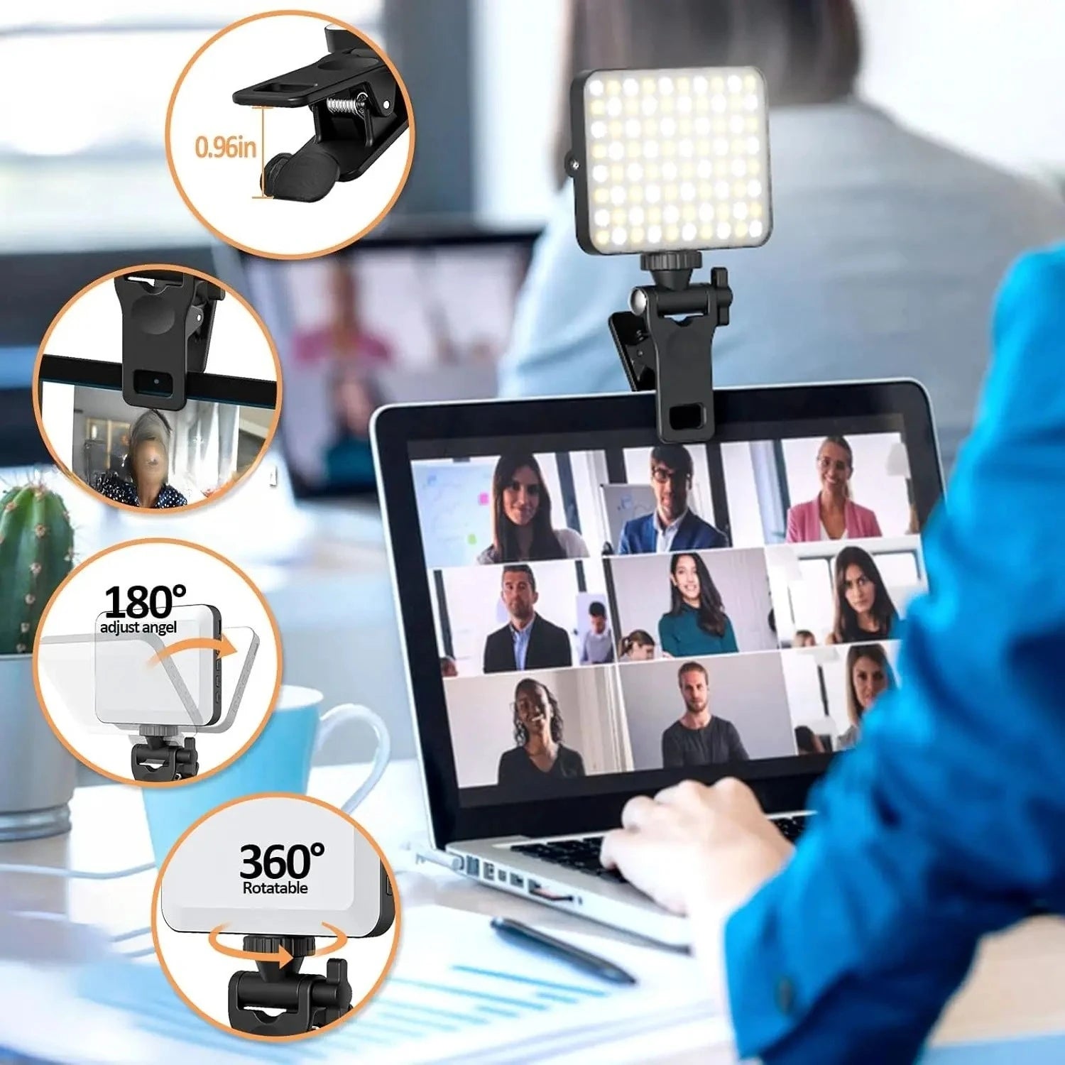 Clip-On Rechargeable Selfie Light
